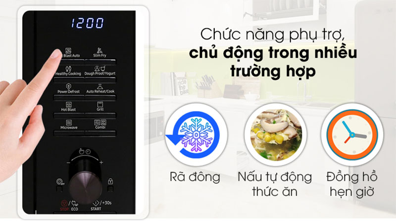 Lò vi sóng Samsung MC28M6035CK/SV-N - Hàng chính hãng
