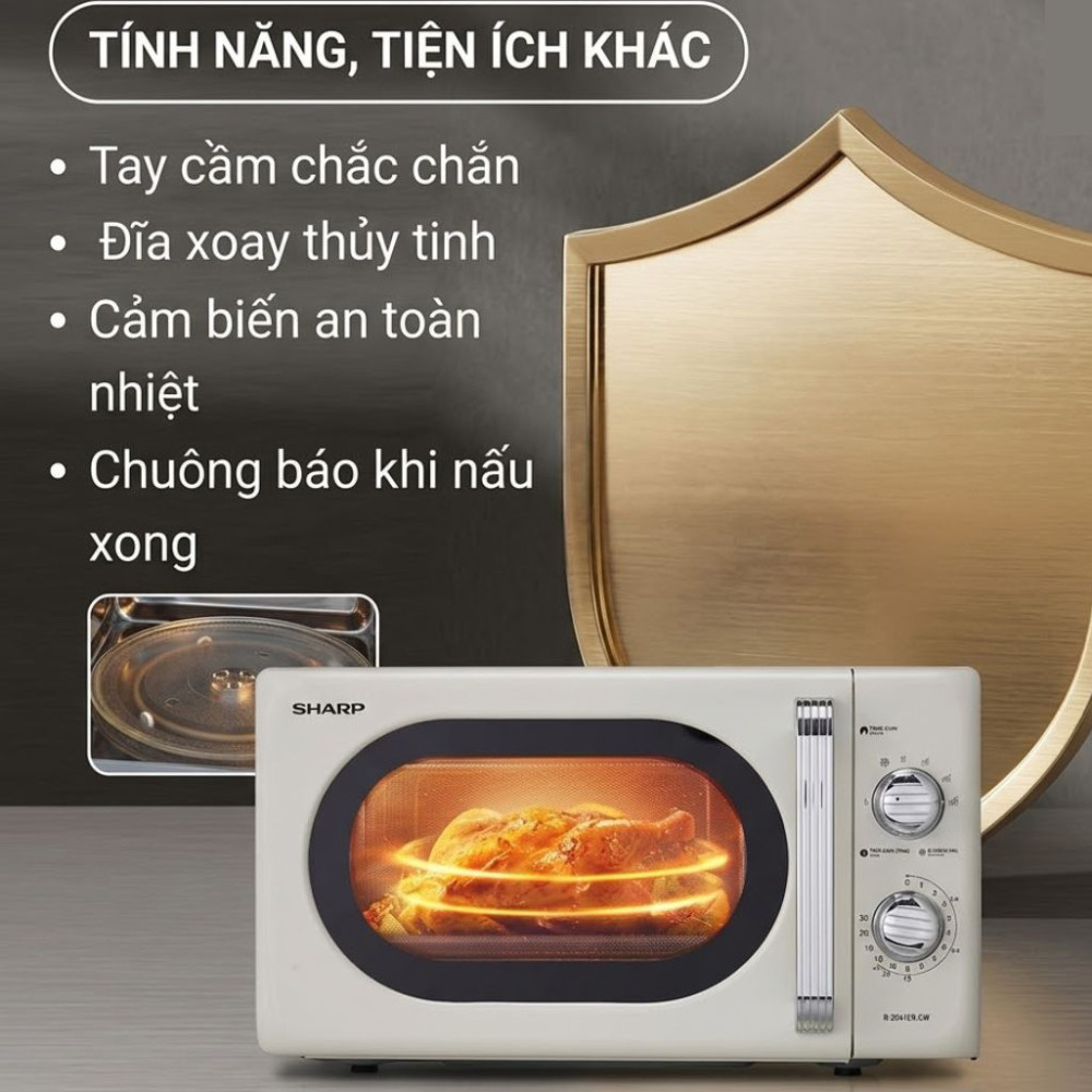 Lò vi sóng Sharp R-2041ER-CW - Hàng chính hãng