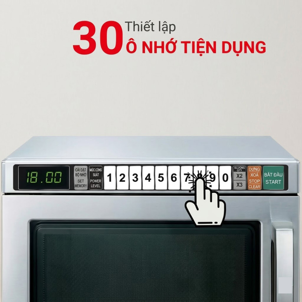 Lò vi sóng điện tử Sharp R-7500VN - 19 Lít - Hàng chính hãng