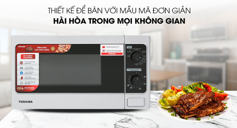 Lò vi sóng Toshiba ER-SGM20(S1)VN - Hàng chính hãng