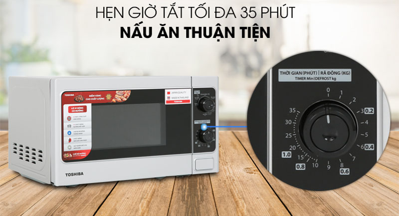 Lò vi sóng Toshiba ER-SGM20(S1)VN - Hàng chính hãng