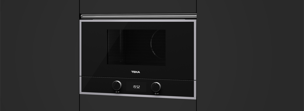 Lò vi sóng kết hợp nướng 22 lít Teka ML 8220 BIS L - Black - Hàng chính hãng