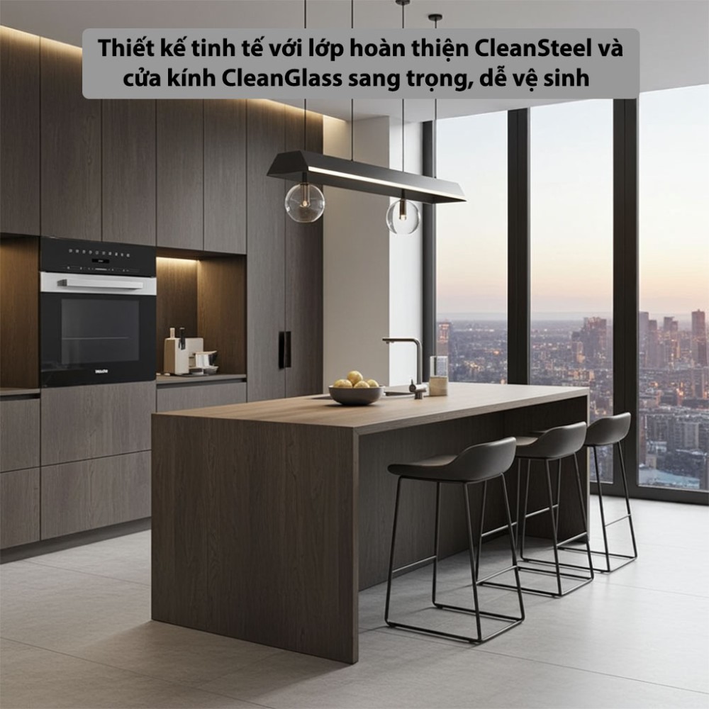 Lò vi sóng âm tủ Miele M-7240-TC - Hàng chính hãng