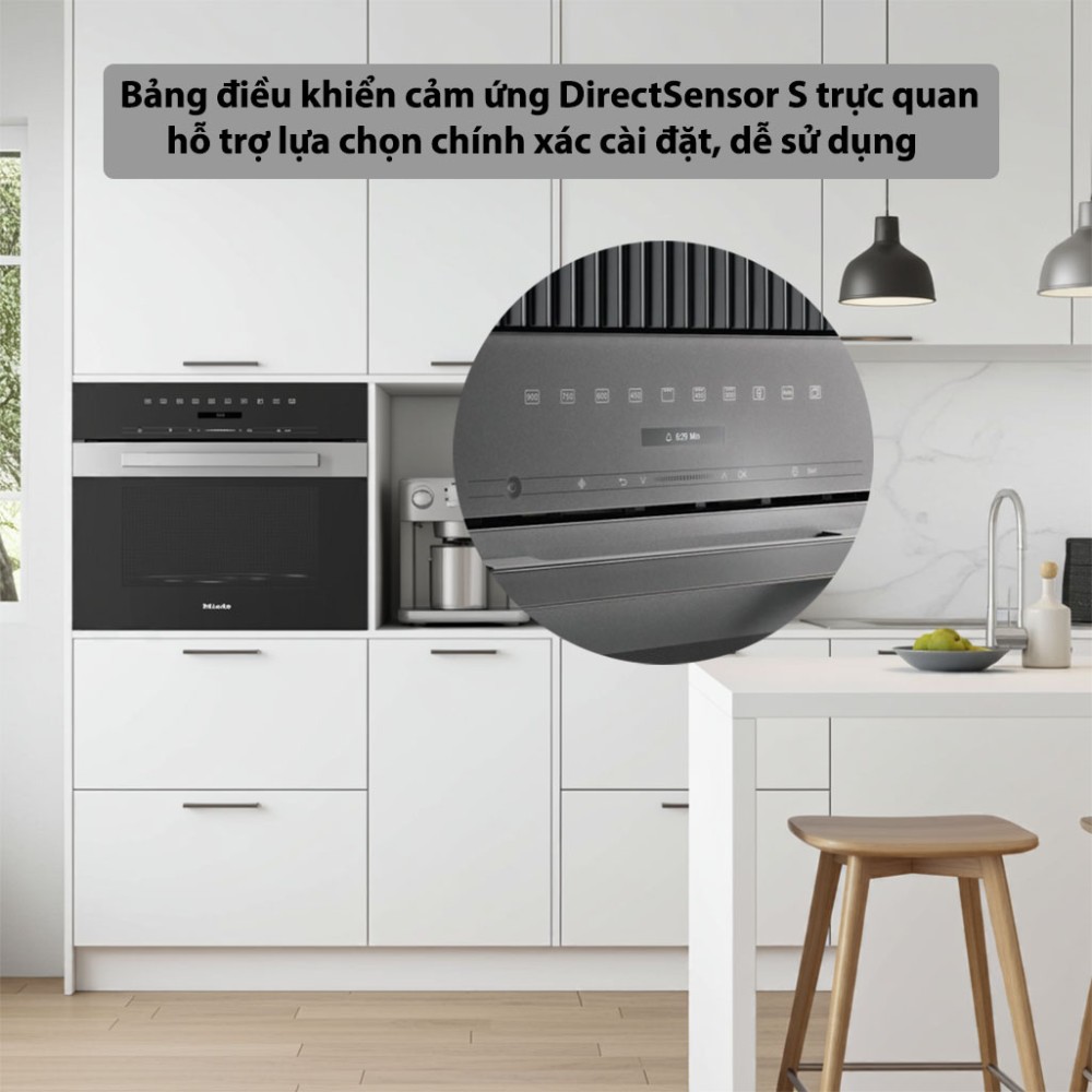 Lò vi sóng âm tủ Miele M-7240-TC - Hàng chính hãng