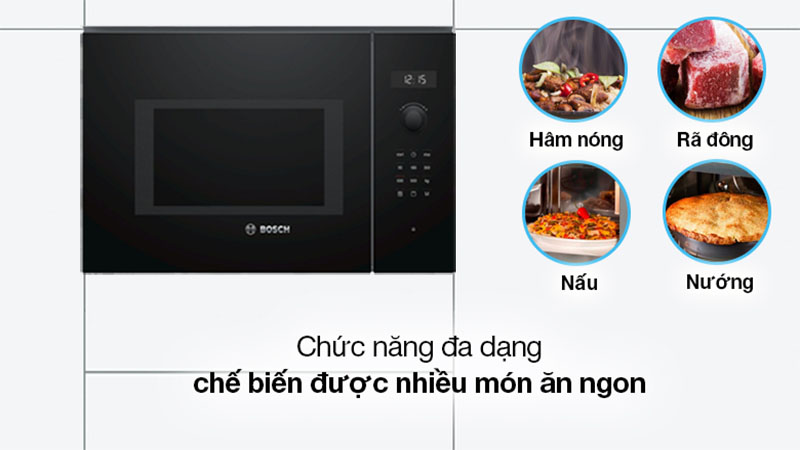 Lò vi sóng có nướng Bosch BEL554MB0 - Hàng chính hãng