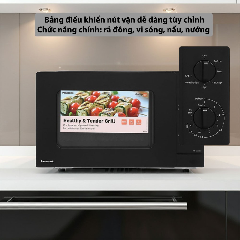 Lò vi sóng có nướng Panasonic NN-GM34NBYUE 24 lít - Hàng chính hãng