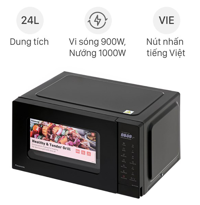 Lò vi sóng có nướng Panasonic NN-GT35NBYUE (24 lít) - Hàng chính hãng