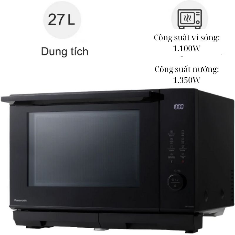 Lò vi sóng hấp, nướng Panasonic NN-DS596BYUE  - Hàng chính hãng