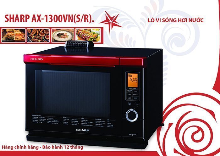 Lò vi sóng hơi nước Sharp AX-1300VN - Hàng chính hãng