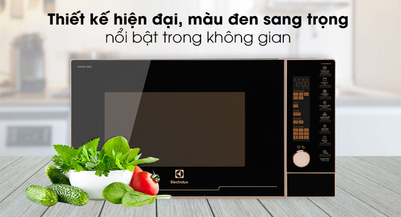 Lò vi sóng kết hợp nướng Electrolux EMG25D89GGP - Hàng chính hãng