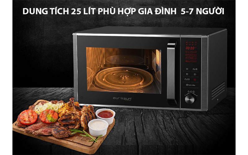 Lò vi sóng kết hợp nướng Eurosun MWO-T26EUR - Hàng chính hãng