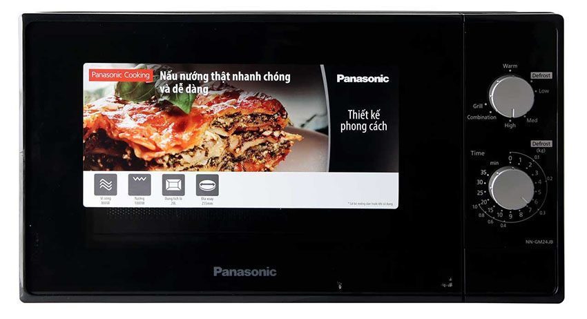 Lò vi sóng kết hợp nướng Panasonic NN-GM24JBYUE - Hàng chính hãng