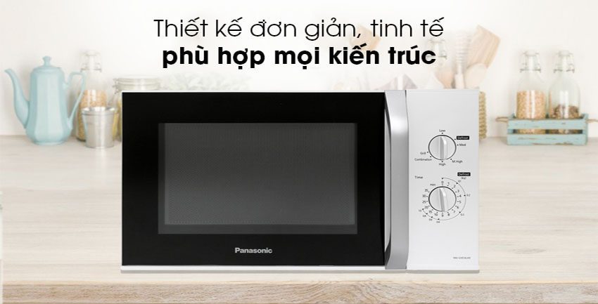 Lò vi sóng kết hợp nướng Panasonic NN-GM34JMYUE - Hàng chính hãng