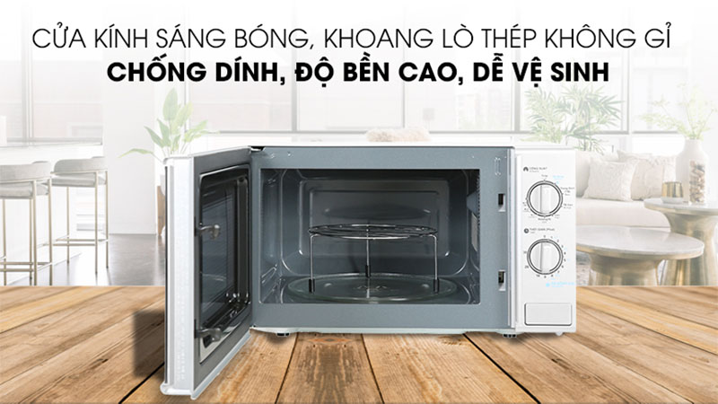 Lò vi sóng có nướng Sharp R-G228VN-SL - Hàng chính hãng