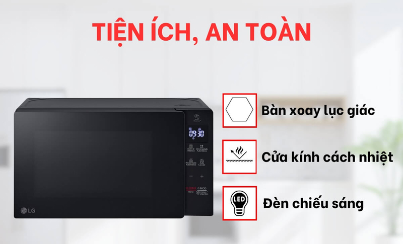 Lò vi sóng LG NeoChef™ MS2032GAS - Hàng chính hãng