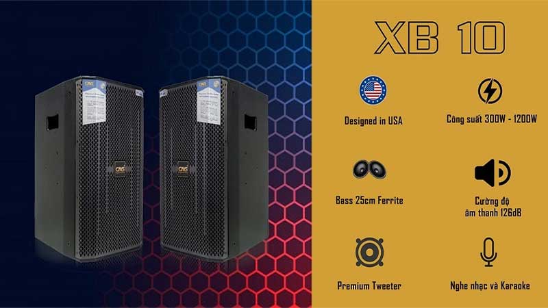 Loa full CAVS XB10 - Hàng chính hãng