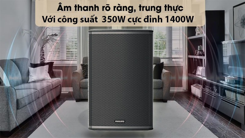 Loa karaoke Philips CSS1512 - Hàng chính hãng
