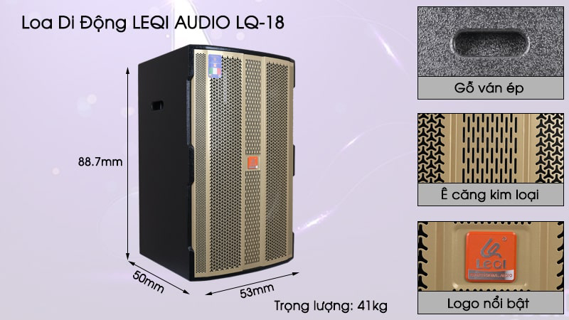 Loa kéo di động Leqi LQ18 - Hàng chính hãng