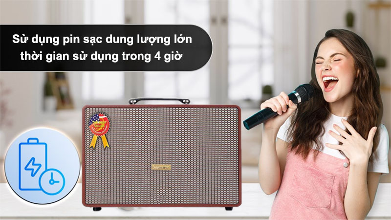 Loa xách tay Thunder T-26PRO - Hàng chính hãng