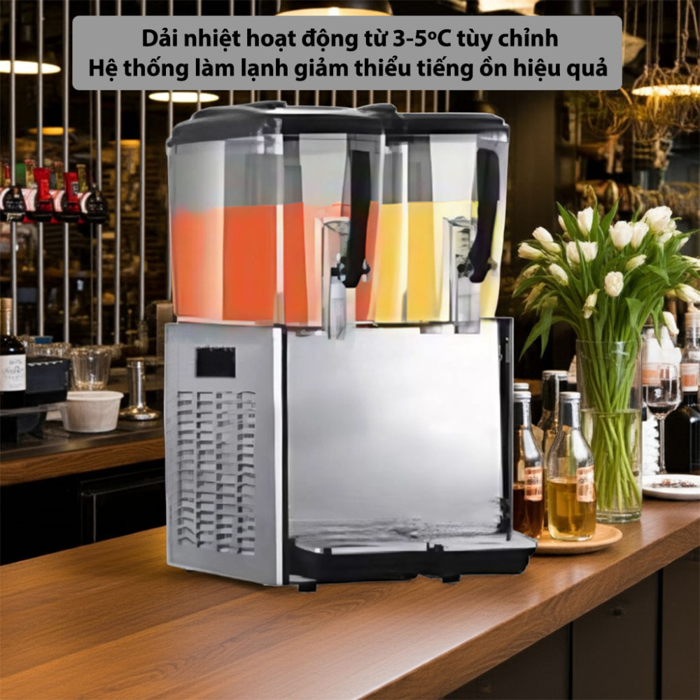 Máy làm lạnh đồ uống 2 ngăn Yubann CB-32L - Hàng chính hãng