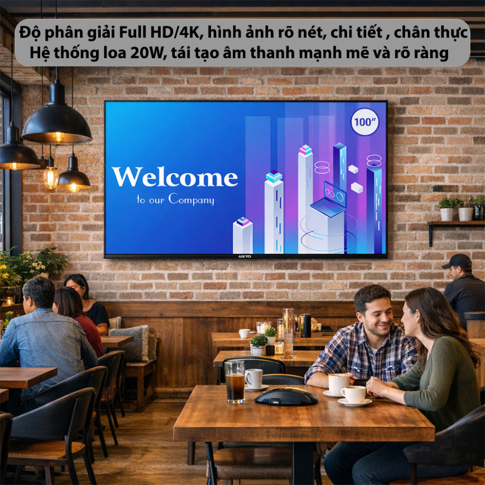 Màn hình thông minh Aikyo ASD-B10025 - Hàng chính hãng