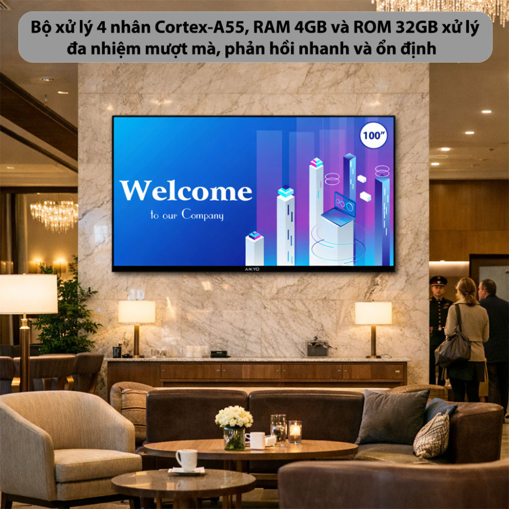 Màn hình thông minh Aikyo ASD-B10025 - Hàng chính hãng