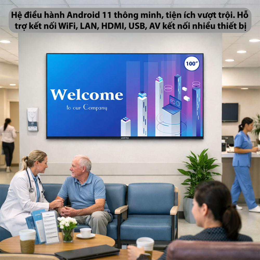 Màn hình thông minh Aikyo ASD-B10025 - Hàng chính hãng