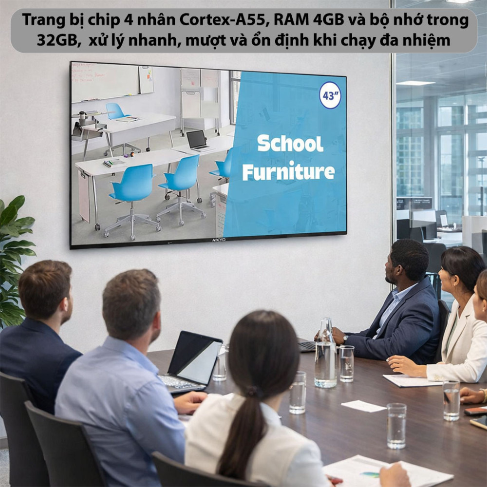 Màn hình thông minh Aikyo ASD-B4325 - Hàng chính hãng