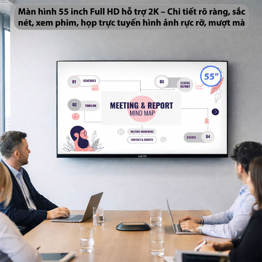 Màn hình thông minh Aikyo ASD-B5525 - Hàng chính hãng