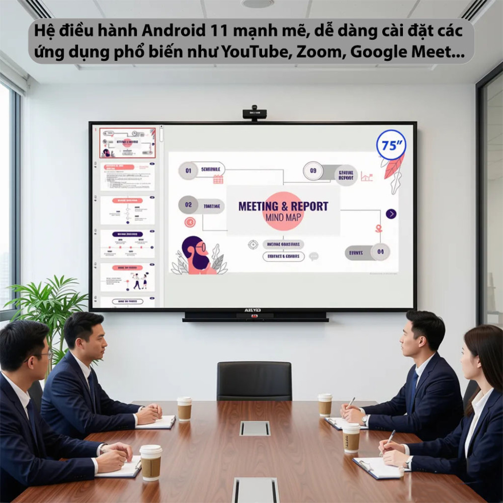 Màn hình thông minh Aikyo ASD-B7525 - Hàng chính hãng