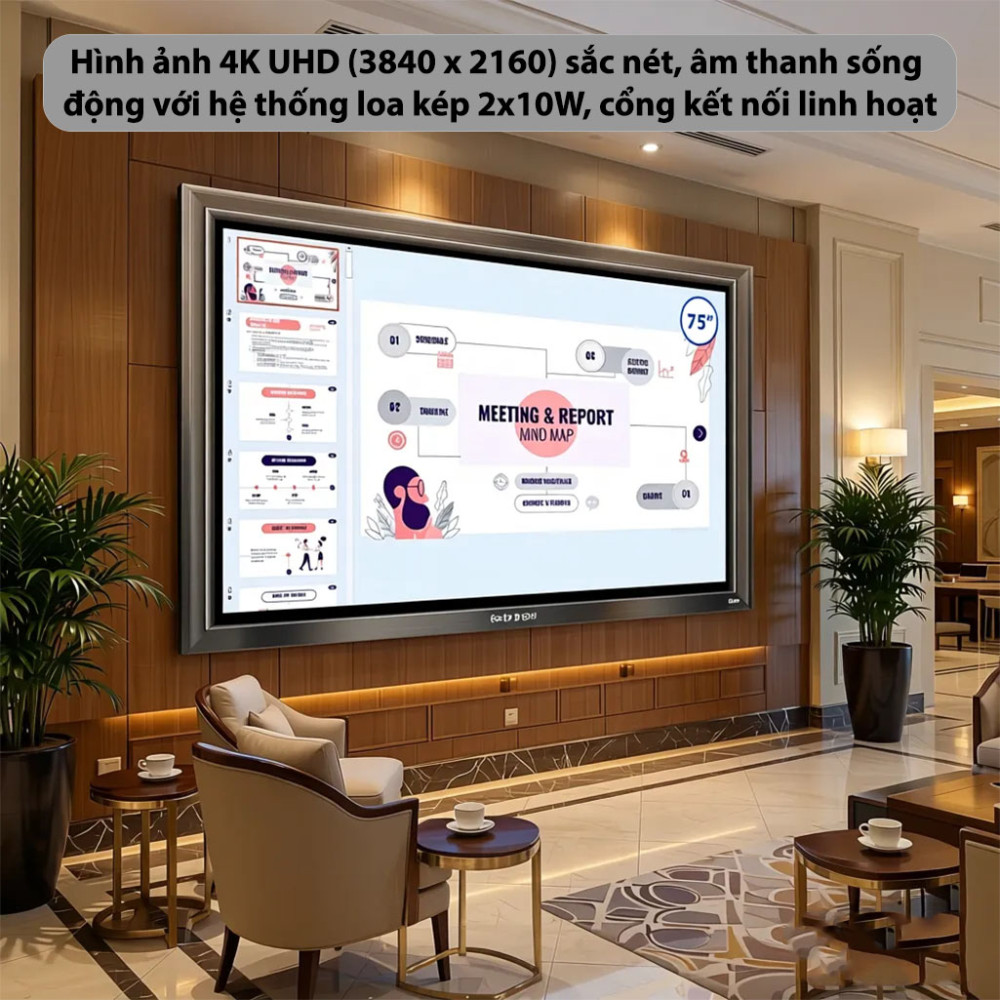 Màn hình thông minh Aikyo ASD-B7525 - Hàng chính hãng