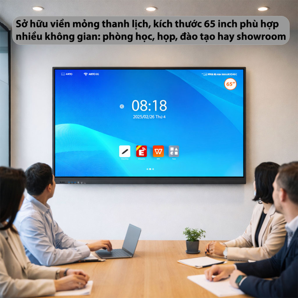 Màn hình tương tác Aikyo AID-B6525UHD - Hàng chính hãng