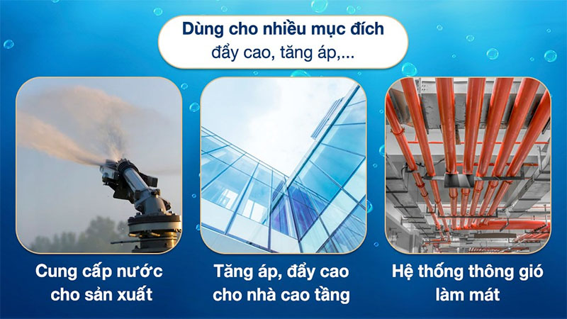 Máy bơm nước tăng áp Rymaru RY750F - Hàng chính hãng