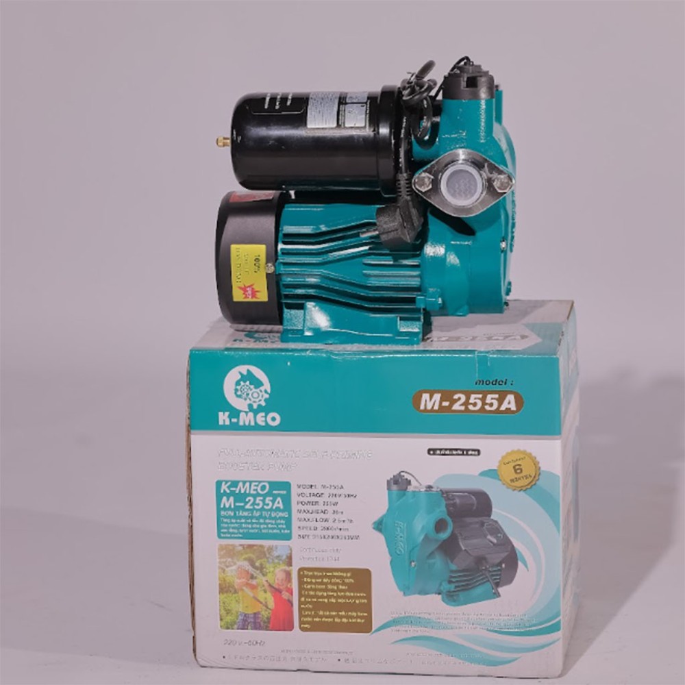 Máy bơm tăng áp điện tử K-meo M-255A - Hàng chính hãng