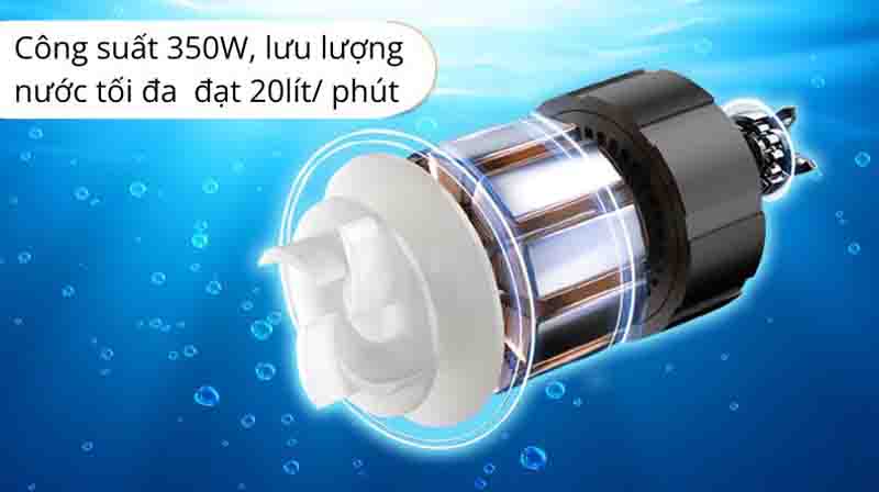 Máy bơm tăng áp Toboki T-350A 350W - Hàng chính hãng