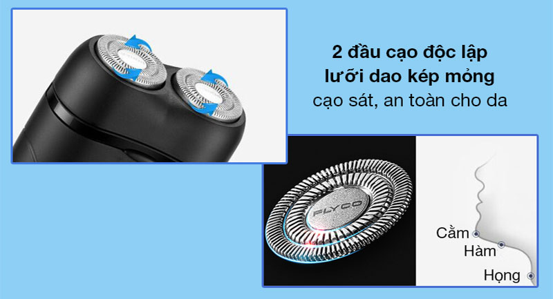 Máy cạo râu Flyco FS187VN - Hàng chính hãng