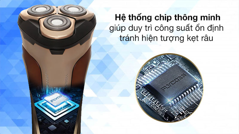 Máy cạo râu khô và ướt Flyco FS379VN - Hàng chính hãng
