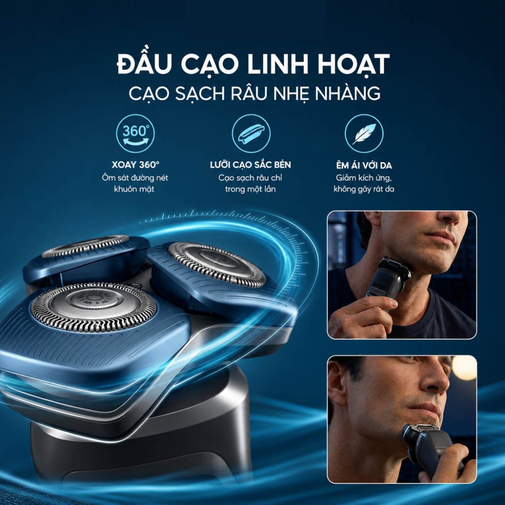 Máy cạo râu khô và ướt Philips S7886/50 - Hàng chính hãng