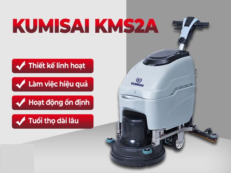 Máy chà sàn công nghiệp liên hợp Kumisai KMS 2A - Hàng chính hãng