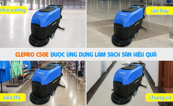 Máy chà sàn liên hợp Clepro C50E  - Hàng chính hãng