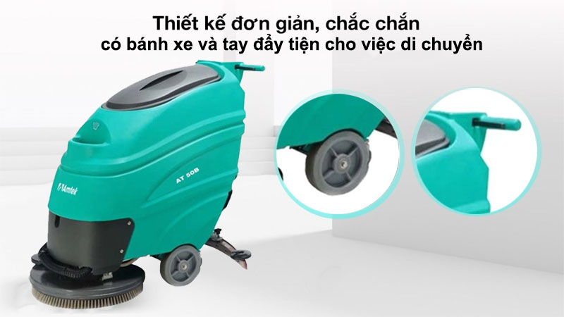 Máy chà sàn liên hợp dùng bình acquy Amtek AT50B - Hàng chính hãng
