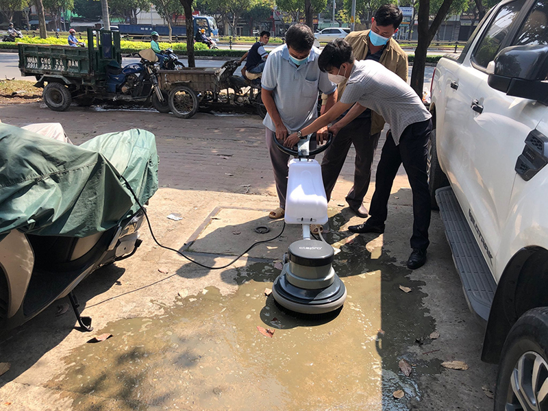 Máy chà sàn công nghiệp Clepro CS17G - Hàng chính hãng