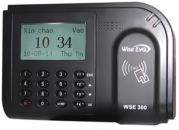Máy chấm công bằng thẻ cảm ứng Wise Eye WSE 300 - Hàng chính hãng
