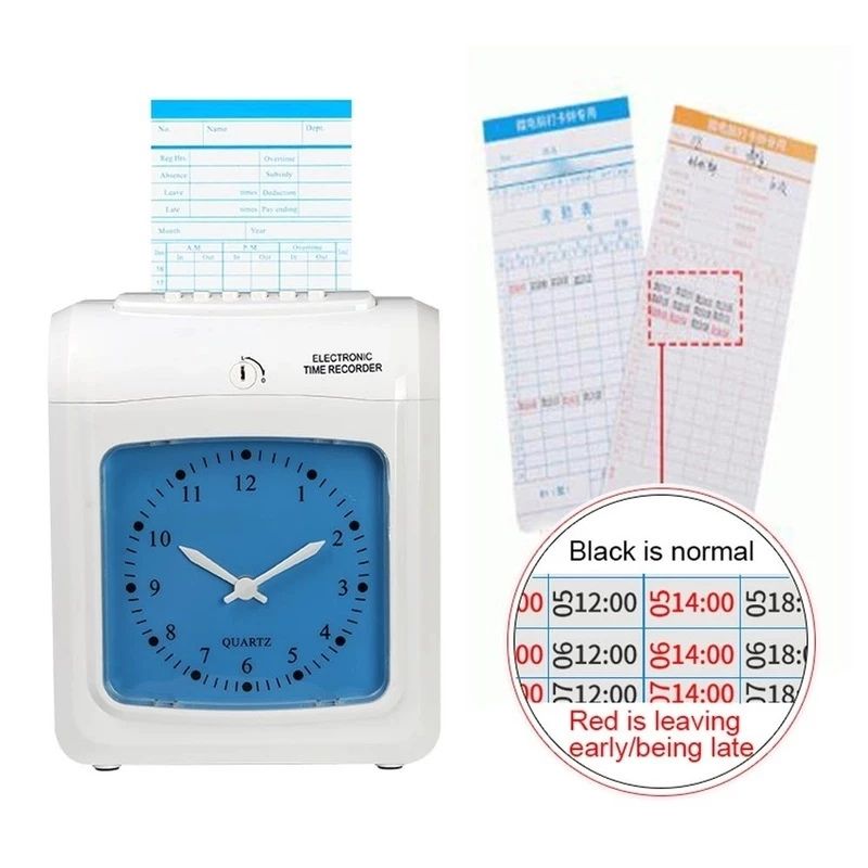 Máy chấm công thẻ giấy Ronald Jack TM-LY268 - Hàng chính hãng
