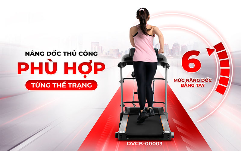 Máy chạy bộ đa năng Makano DVCB-00003 - Hàng chính hãng