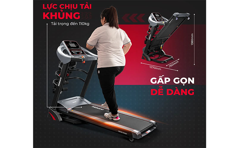 Máy chạy bộ đa năng Makano MKCB-00001 - Hàng chính hãng