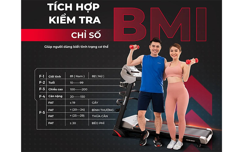Máy chạy bộ đa năng Makano MKCB-00001 - Hàng chính hãng