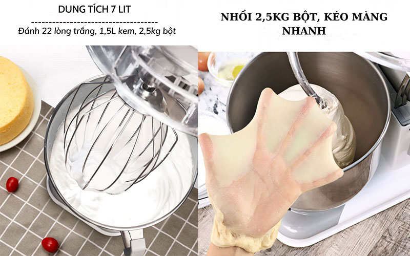 Máy đánh trứng trộn bột Hauswirt M6 - Hàng chính hãng