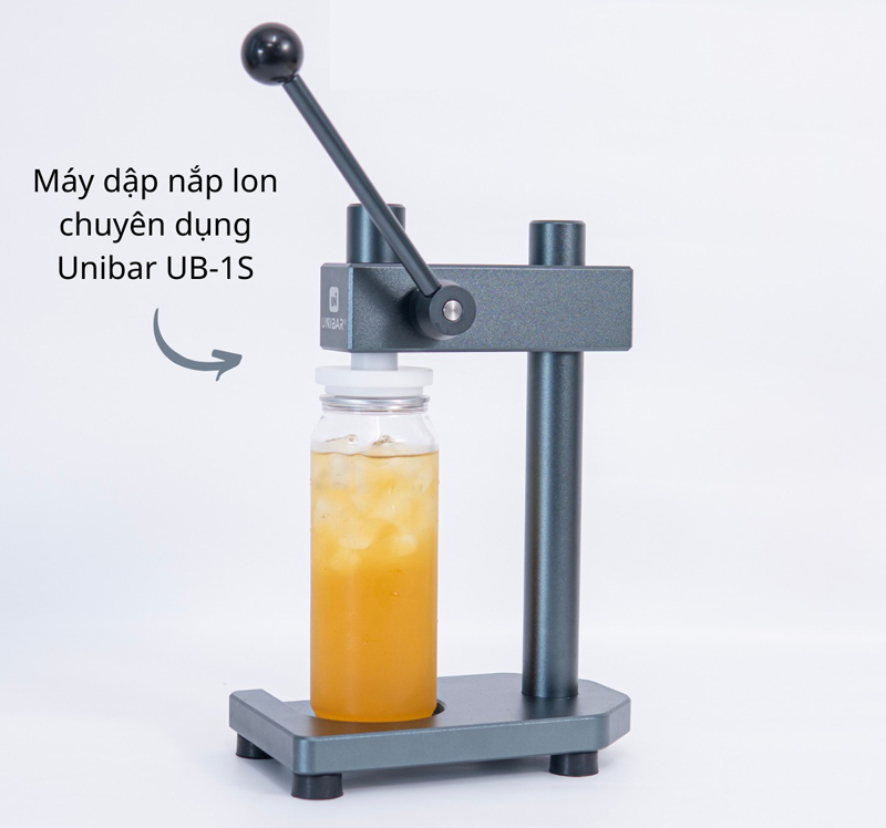Máy dập nắp lon chuyên dụng Unibar UB-1S - Hàng chính hãng