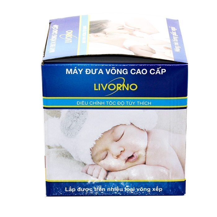 Máy đưa võng tự động cao cấp Livorno LVR01 - Hàng chính hãng